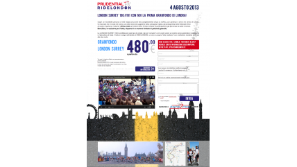Landing page Maratona di Londra 2013